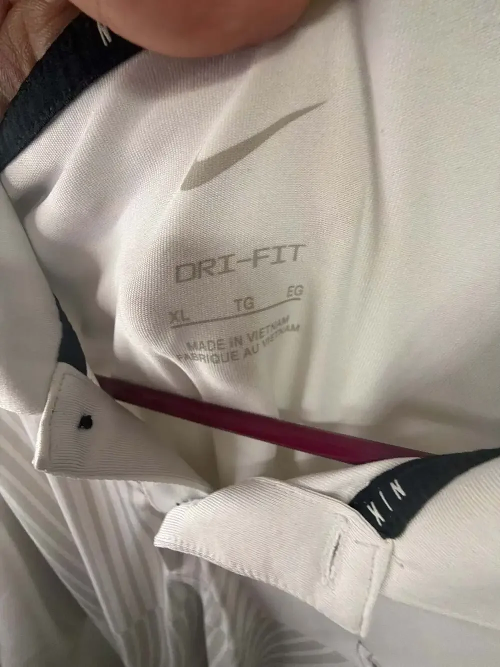 Nike Golf Vapor Dri-FIT Polo Size XL White East Lake GC Golf Shirt